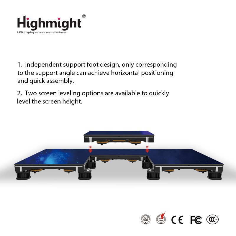 Interactive effect of LED floor screen(2)