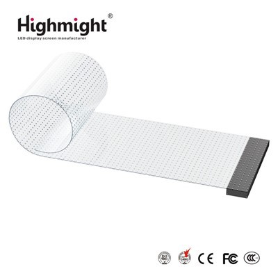 Διάφανη οθόνη με κρύσταλλο LED